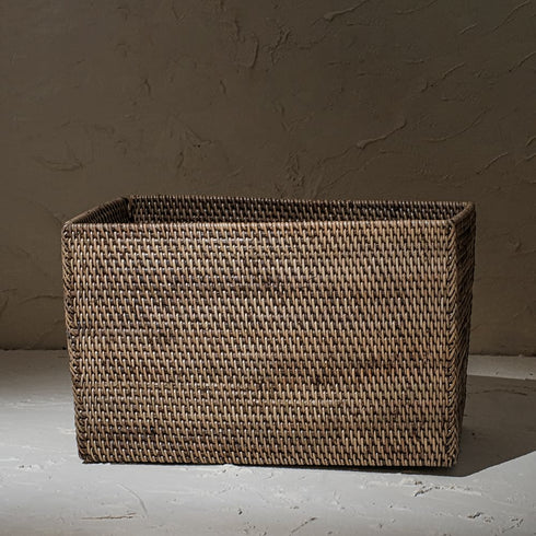 Rattan storage baskets - Different sizes and colours! - Coastal Villa Homeware